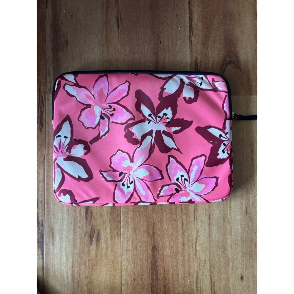 Kate Spade New York Padded Laptop Sleeve Case Pink Floral Print